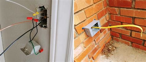 junction box in brick|exterior outlet for brick house.